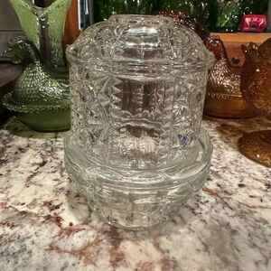 Indiana Glass Fairy Lamp